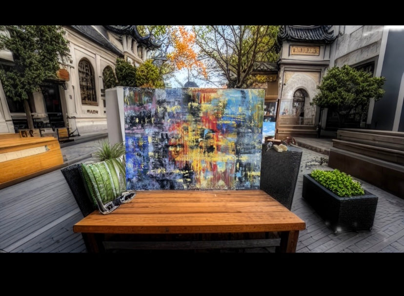 "MIAMI" Painting by Julia Aleskere