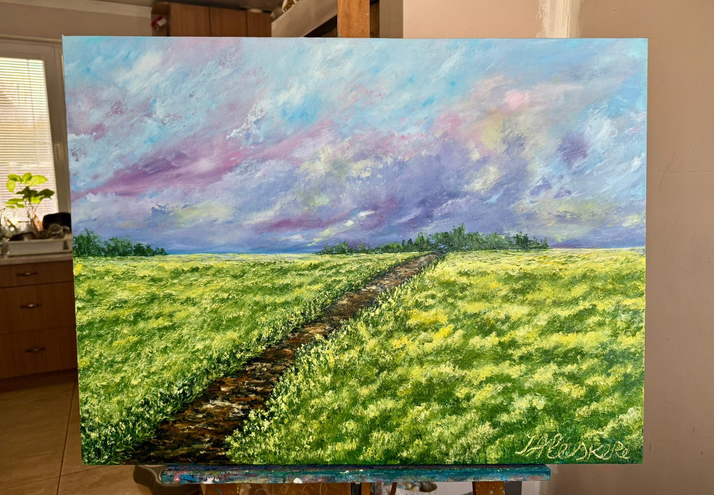 Rapeseed Field – Original Oil Painting