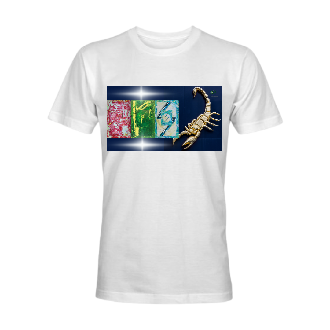 Scorpio Zodiac Rune T-Shirt – Business Luck & Financial Success