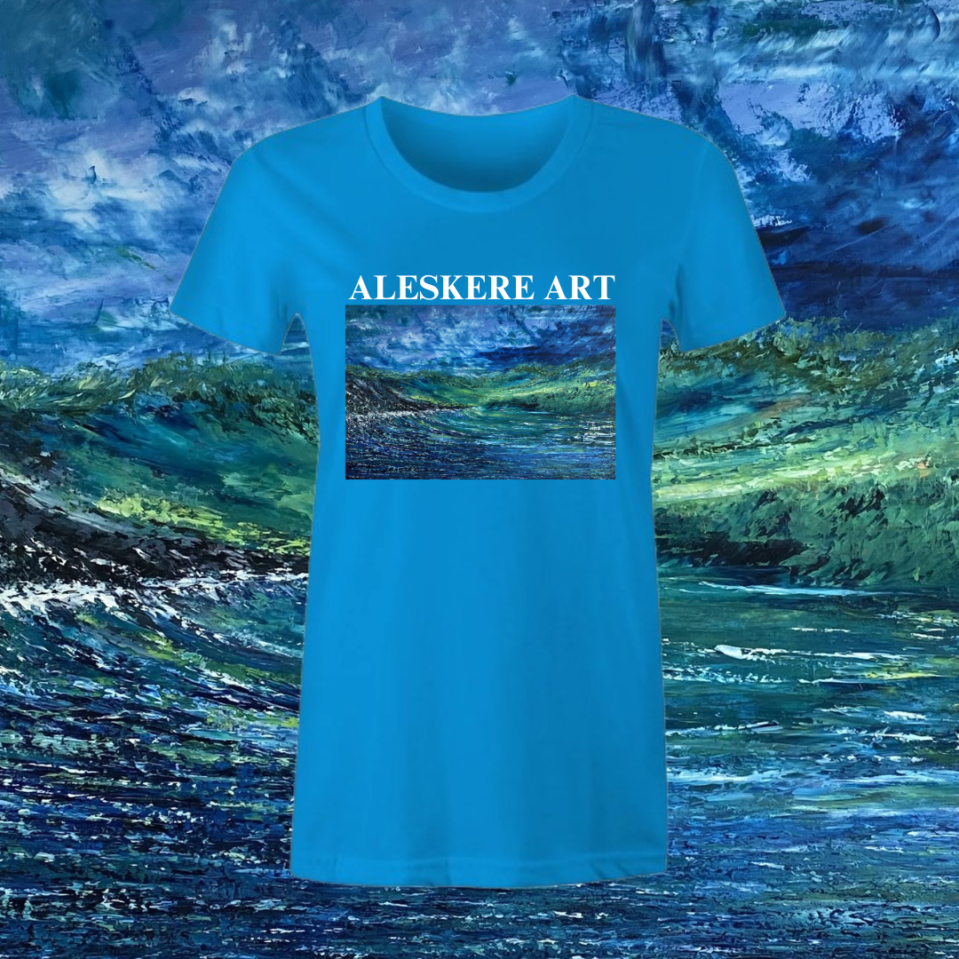 T- SHIRT PRINTING OF "SOUL CONNECTION" PAINTING