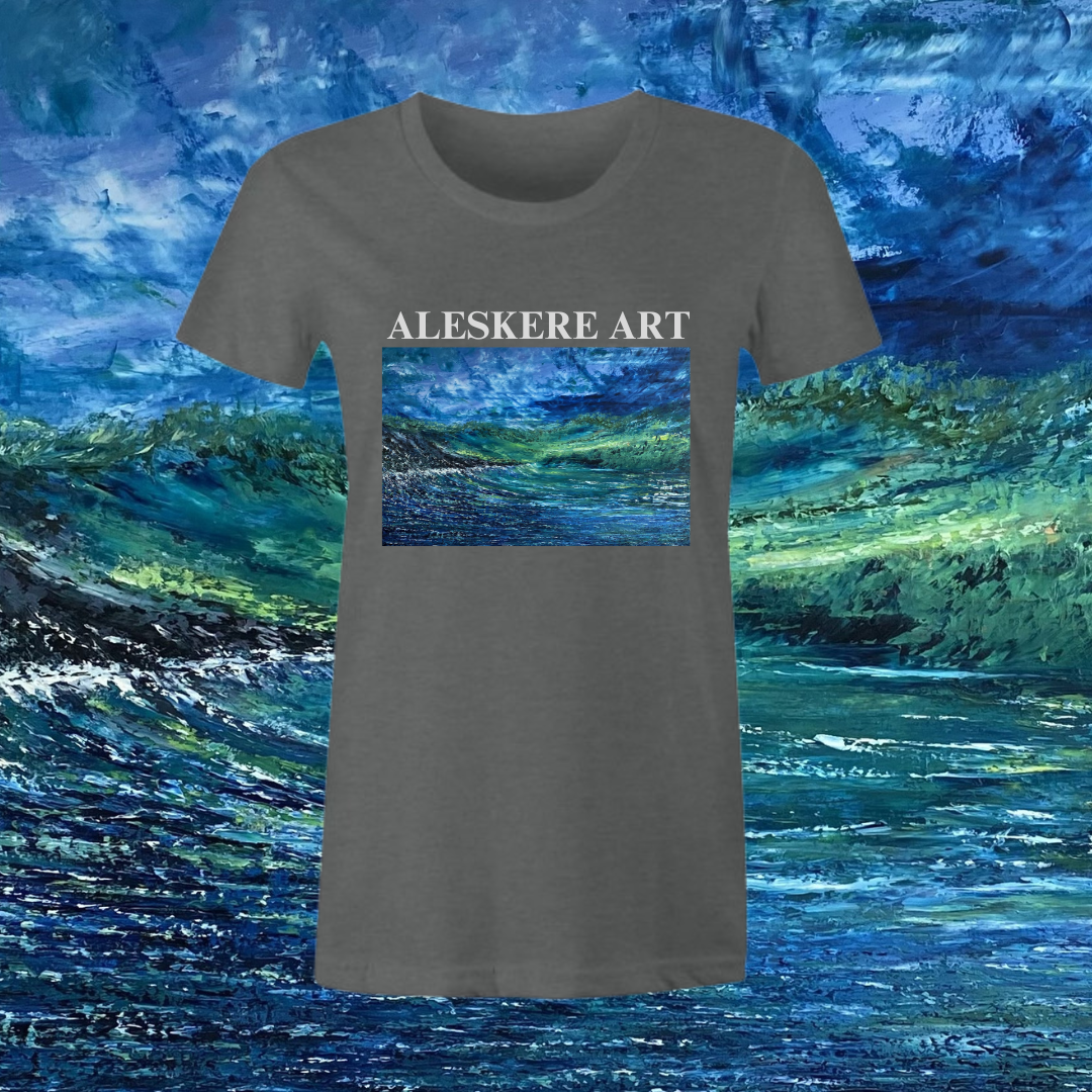 T- SHIRT PRINTING OF "SOUL CONNECTION" PAINTING