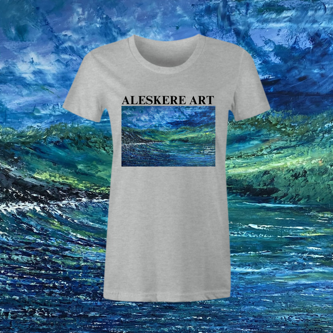 T- SHIRT PRINTING OF "SOUL CONNECTION" PAINTING