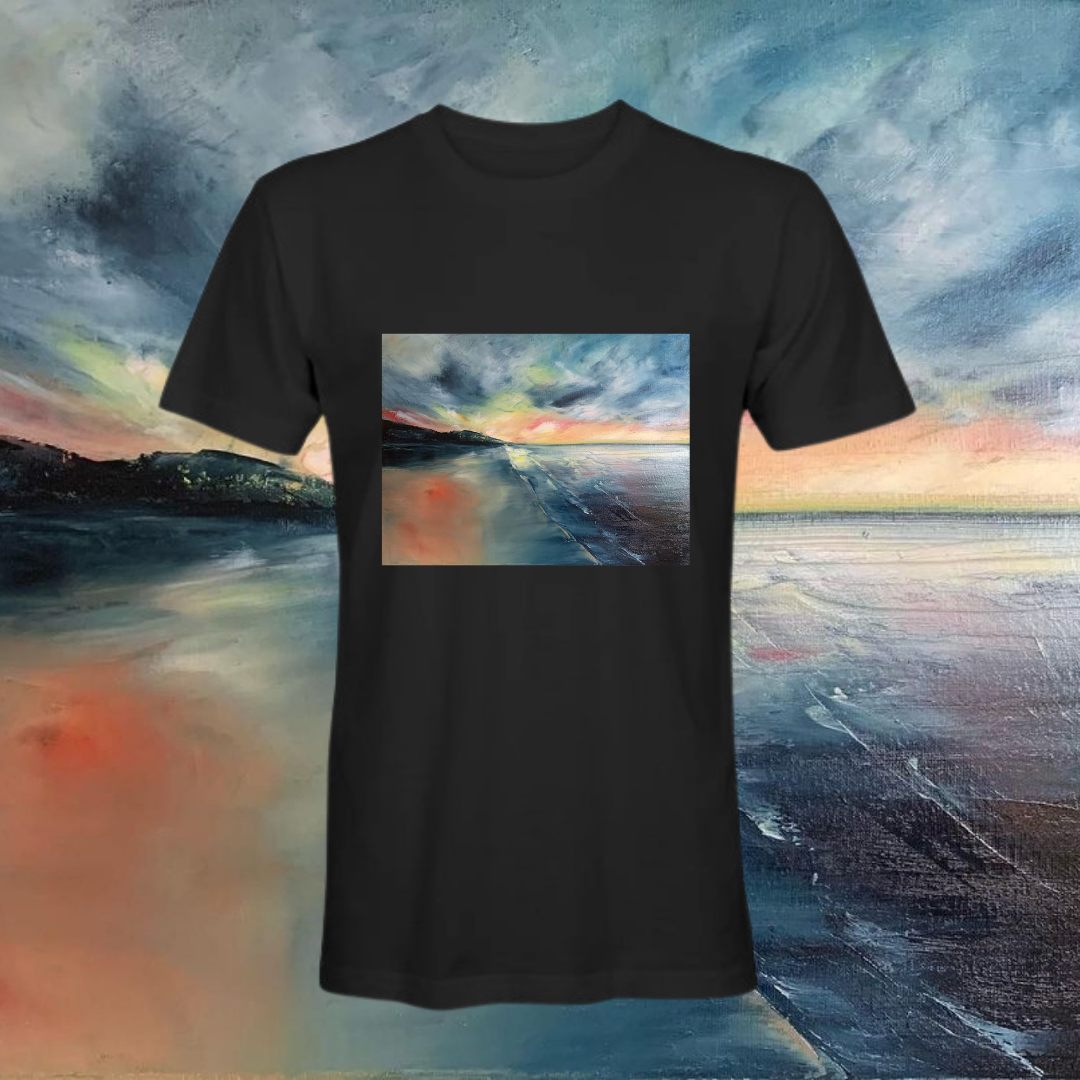 T-shirt printing of "You are my sky" painting unisex