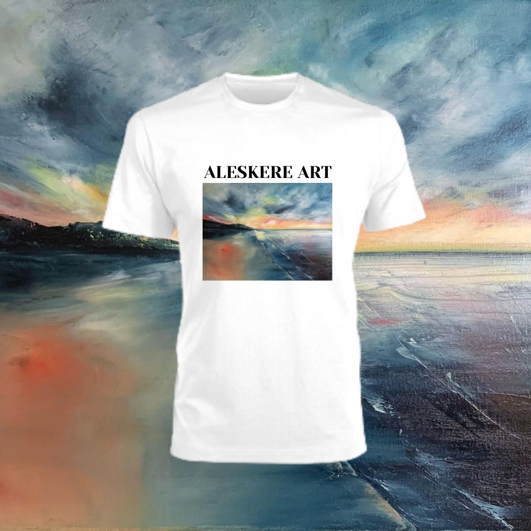 T-shirt printing of "You are my sky" painting unisex