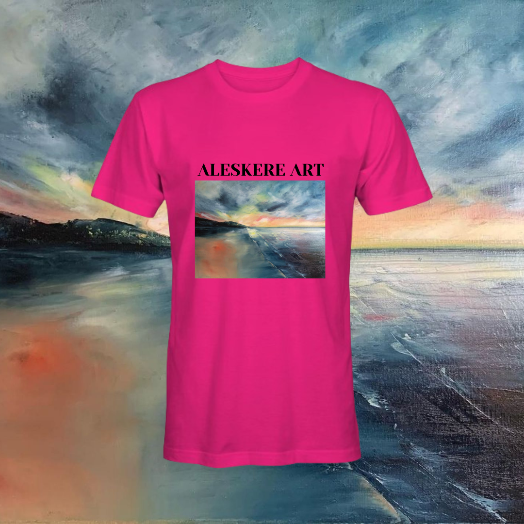 T-shirt printing of "You are my sky" painting unisex