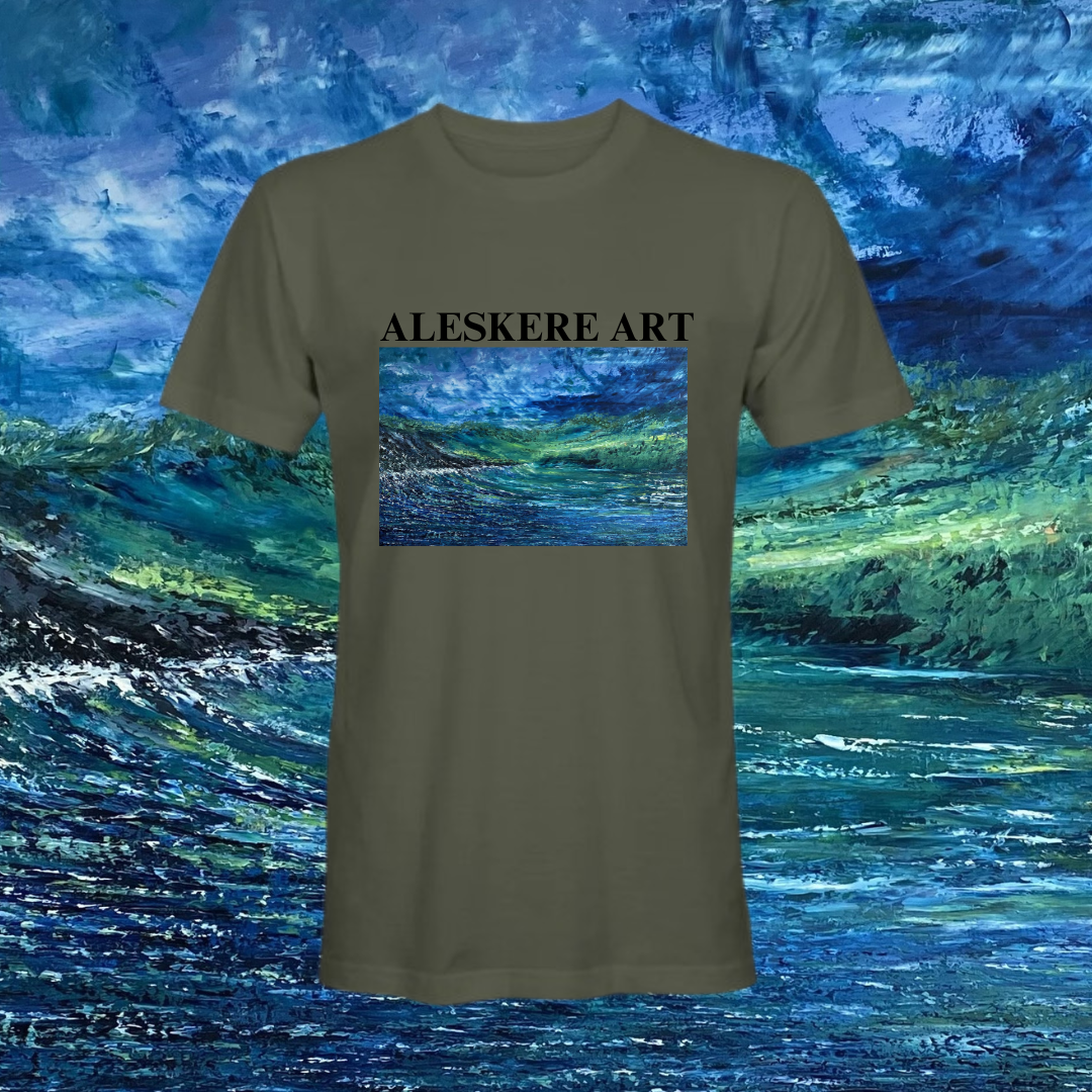 T- SHIRT PRINTING OF "SOUL CONNECTION" PAINTING