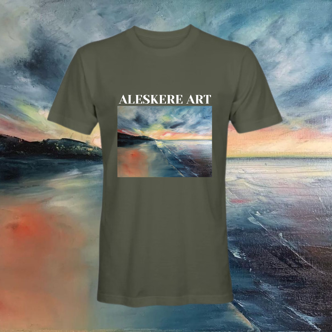 T-shirt printing of "You are my sky" painting unisex