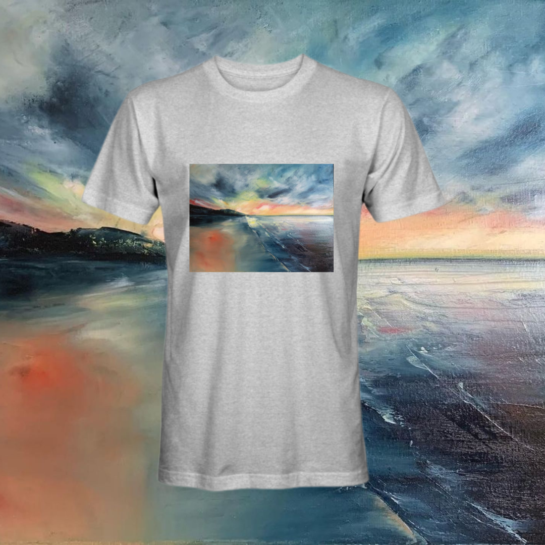 T-shirt printing of "You are my sky" painting unisex