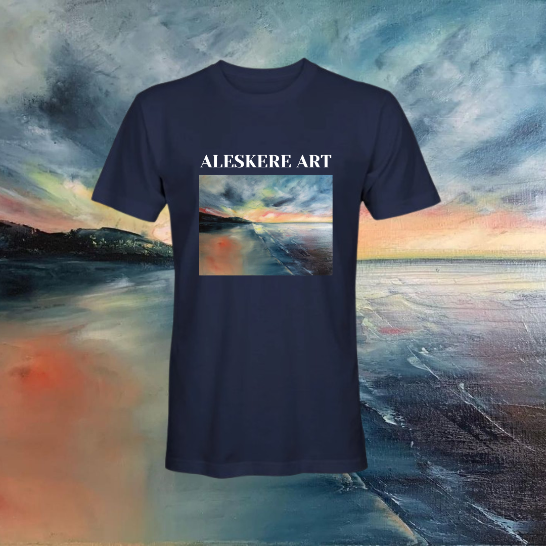 T-shirt printing of "You are my sky" painting unisex