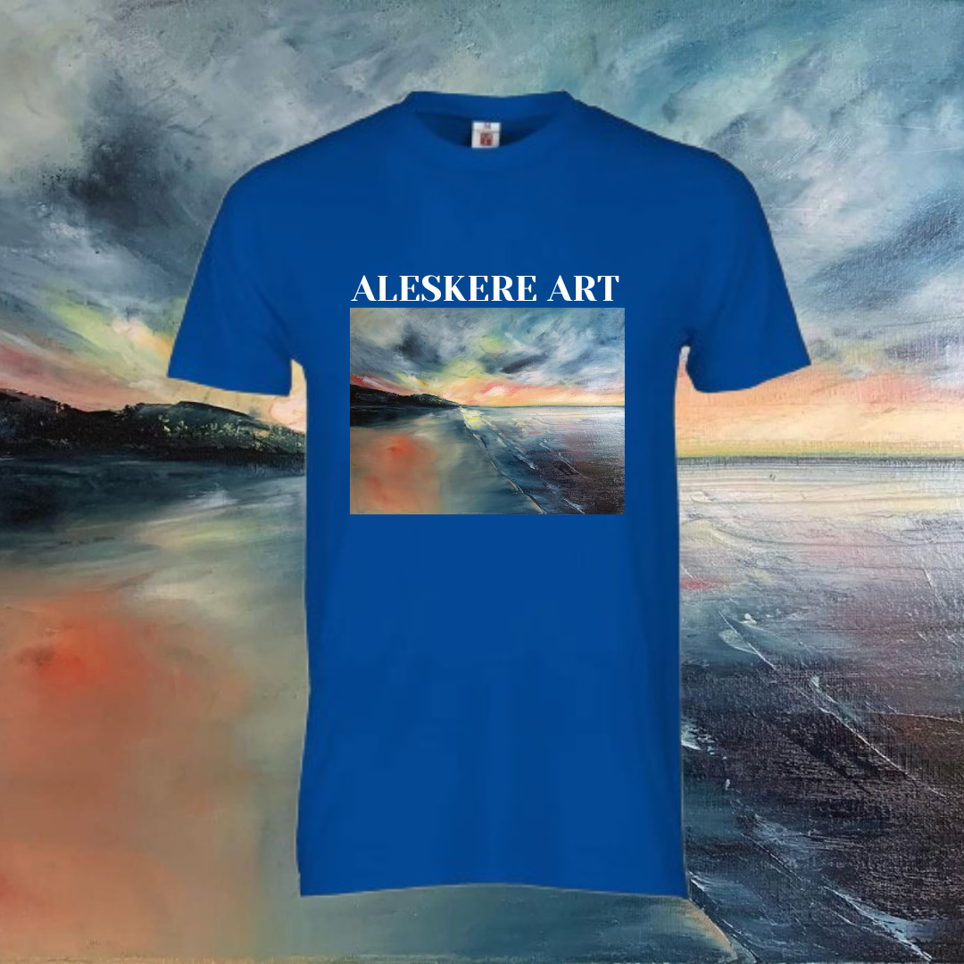 T-shirt printing of "You are my sky" painting unisex