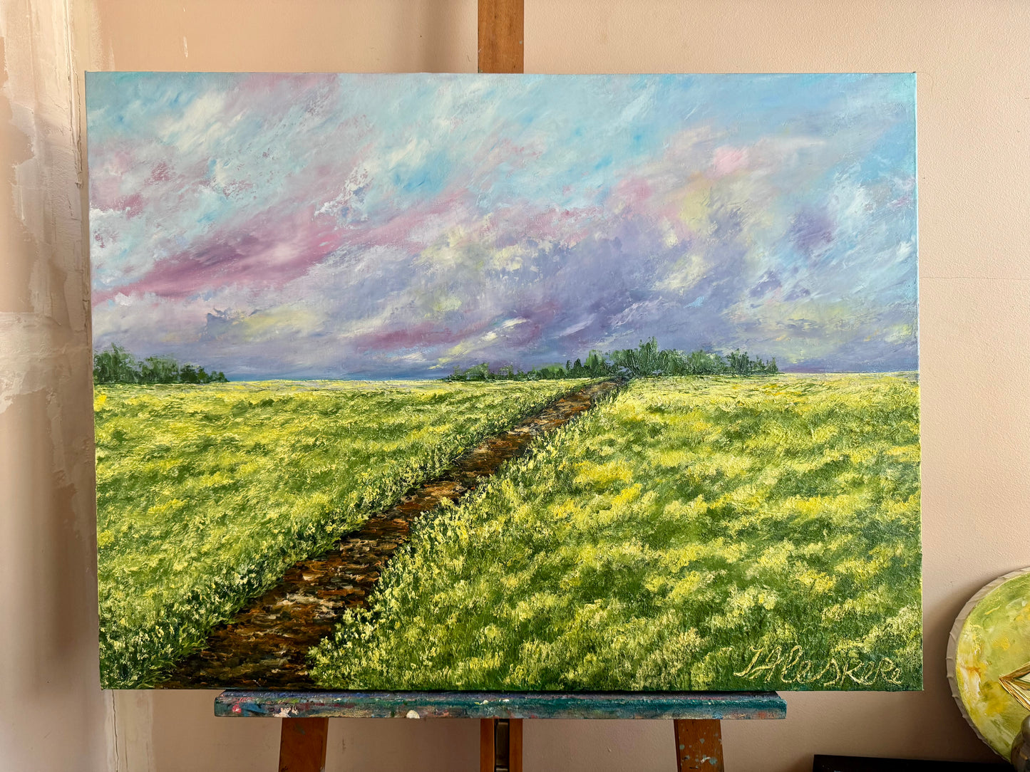 Rapeseed Field – Original Oil Painting