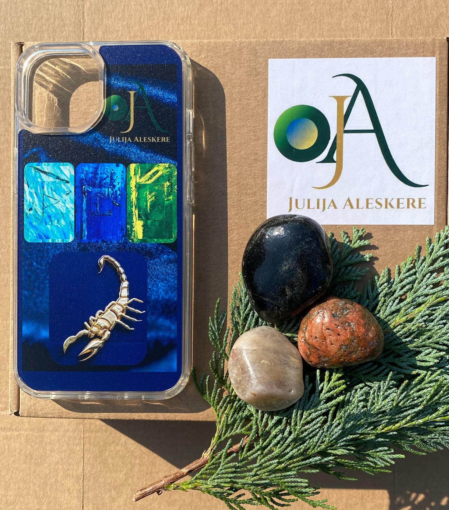 Exclusive Zodiac Sign Phone Cases with Runic Formula. SCORPIO