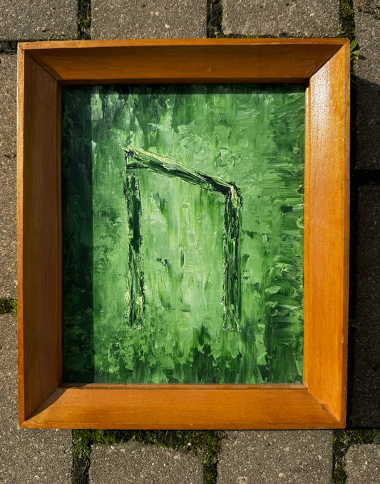 Uruz Rune Painting | Symbolic Art by Julija Aleskere