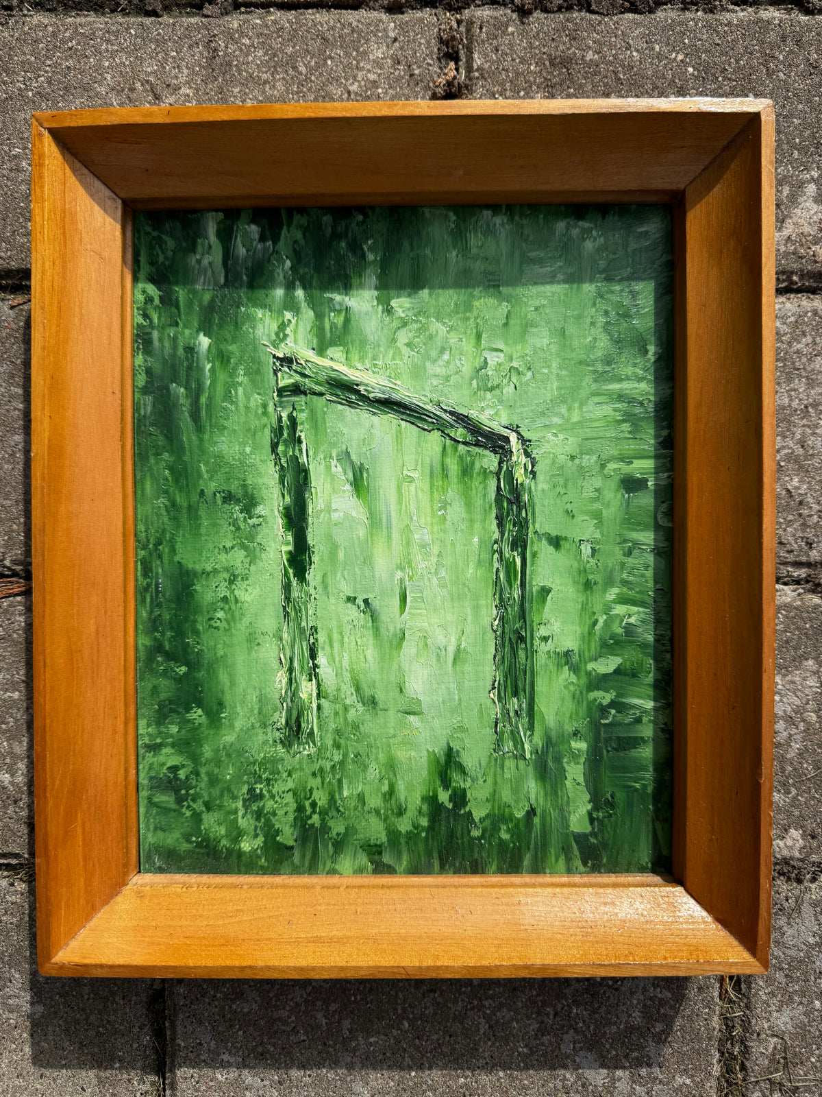 Uruz Rune Painting | Symbolic Art by Julija Aleskere