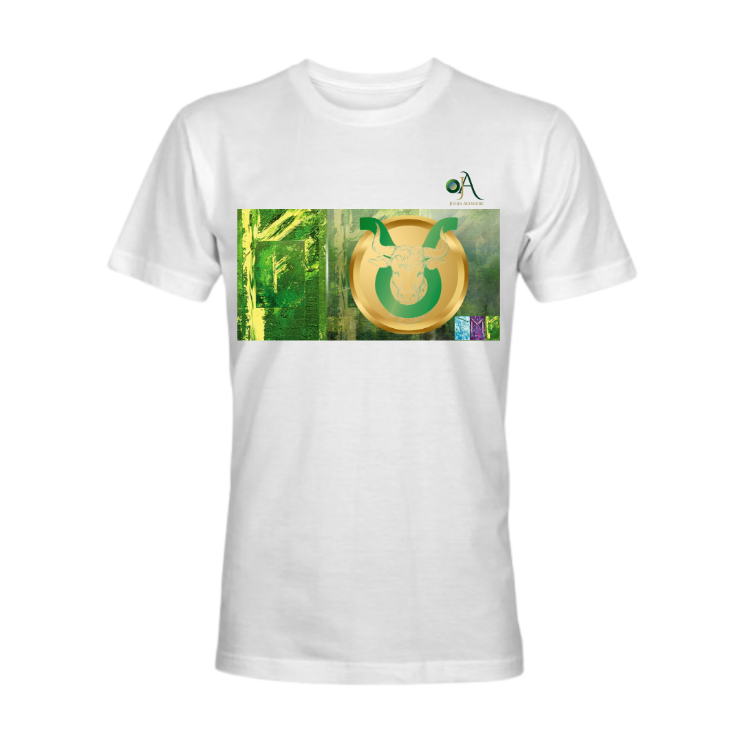 "Taurus Wealth" T-Shirt — Thurisaz, Fehu, Ehwaz Rune Formula
