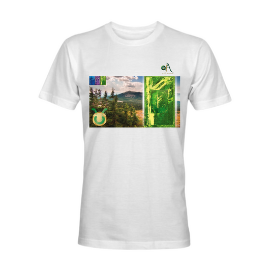 "Taurus Wealth" T-Shirt — Thurisaz, Fehu, Ehwaz Rune Formula