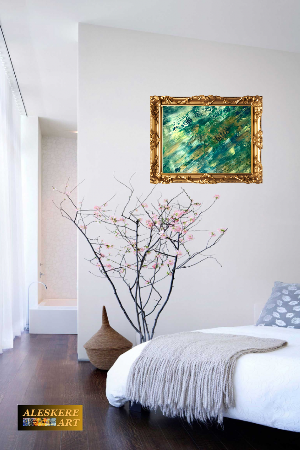 Painting «Energy of Abundance" oil, canvas, 30*24cm